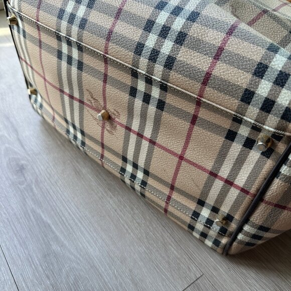 Burberry Canterbury Haymarket Leather Tote Bag - Picture 7 of 16